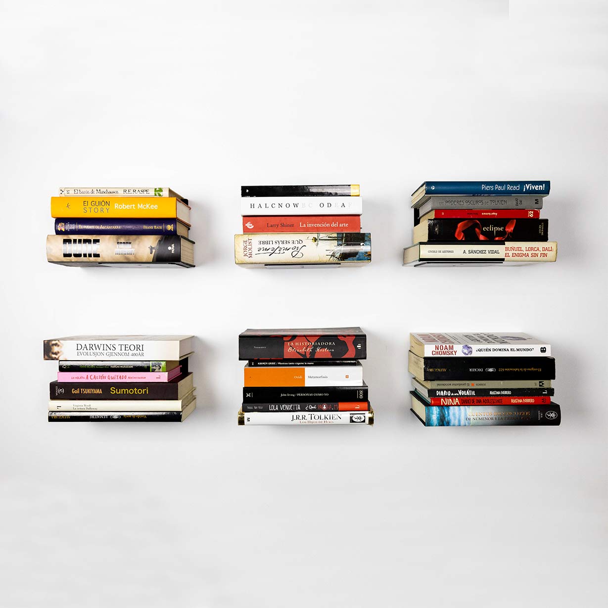 Joc de 6 - Prestatge per a llibres Gala