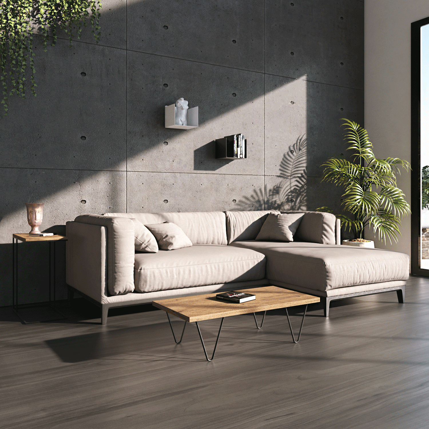 Taula de Centre Vasili 110x55 cm