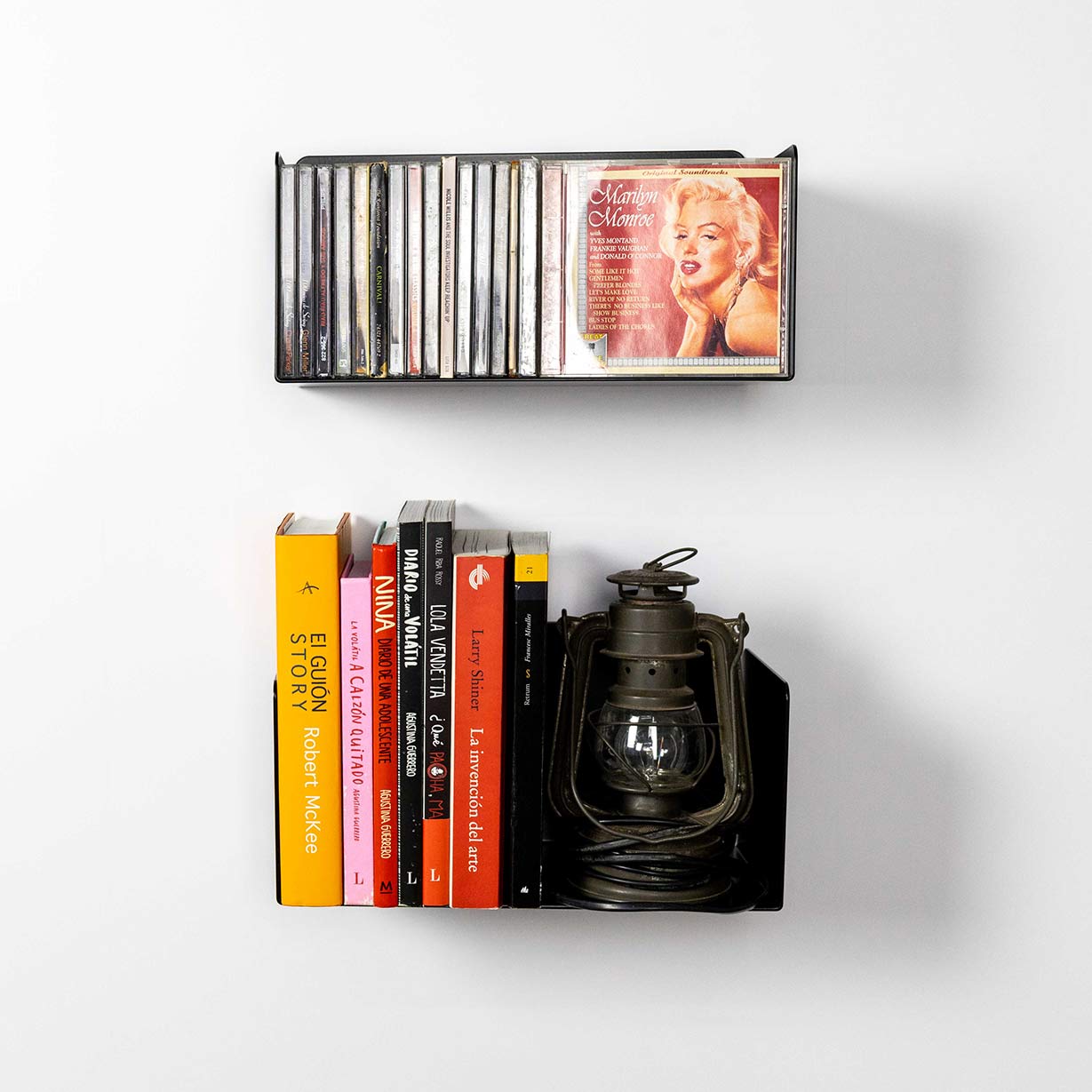 Juego de 2 - Estante para libros Alysa 30cm