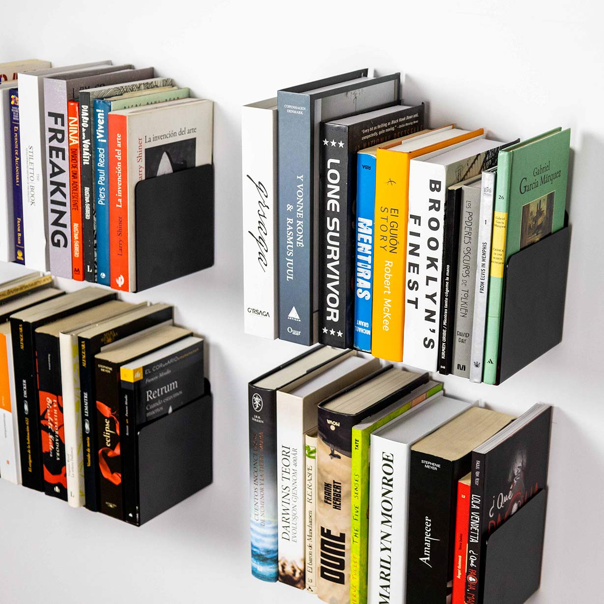 Joc de 6 - Prestatge per a llibres Alysa 30cm