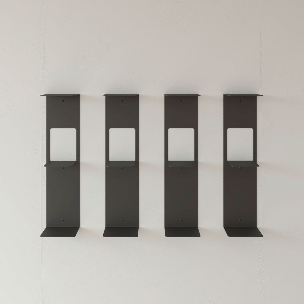 Juego 4 - Estantes para libros Vertical Alysa