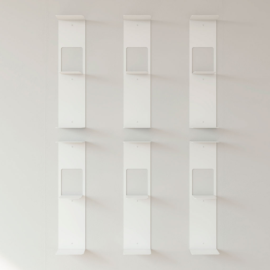 Juego 6 - Estantes para libros Vertical Alysa