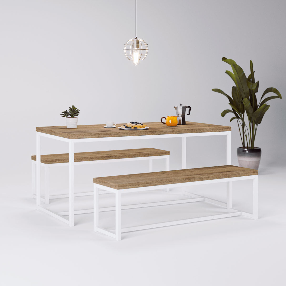 Taula de Menjador Malva 160x80 cm