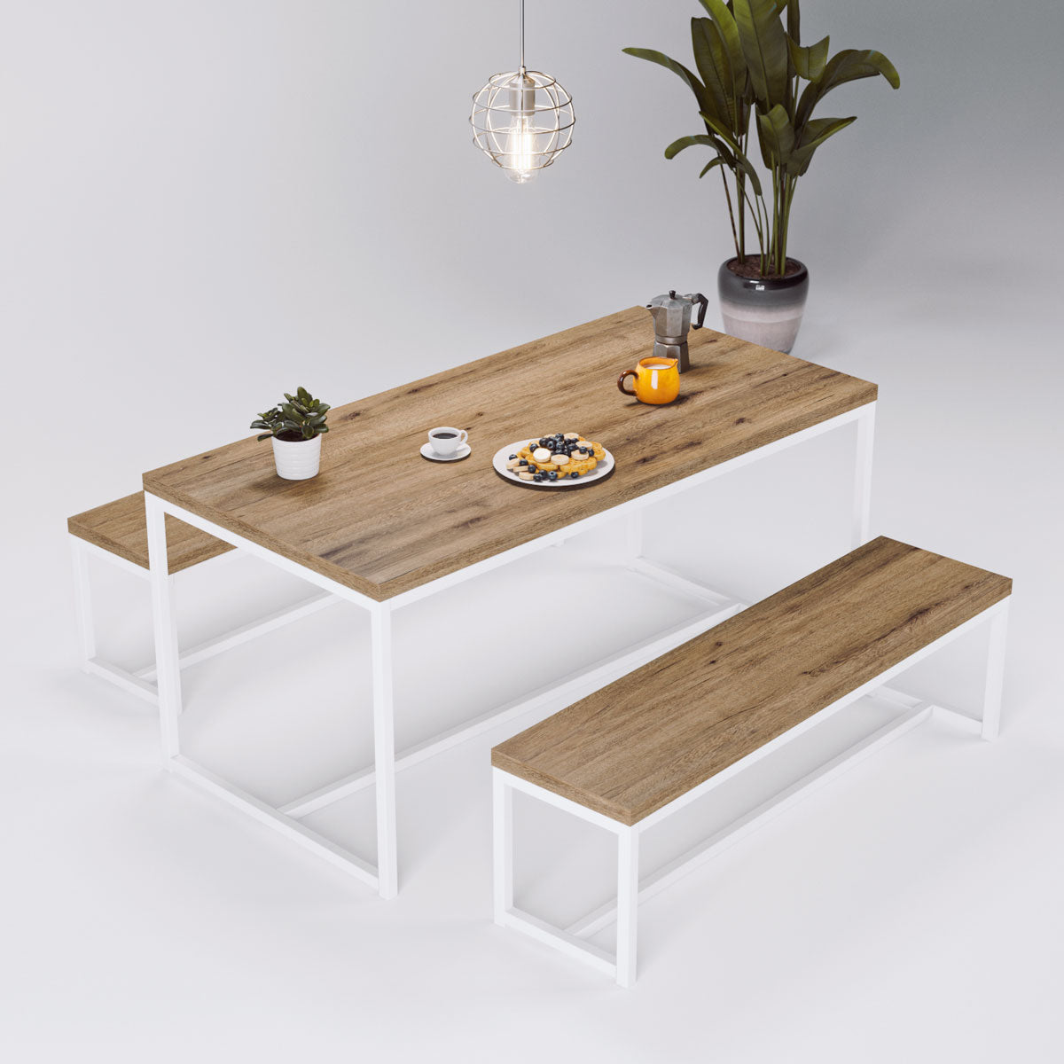 Taula de Menjador Malva 160x80 cm