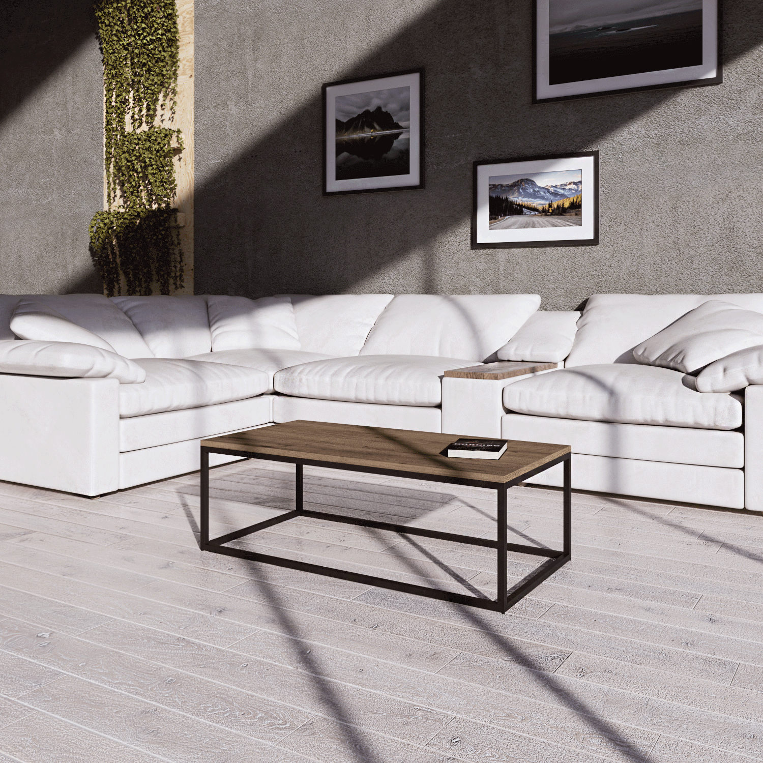 Taula de Centre Casia 110x55 cm