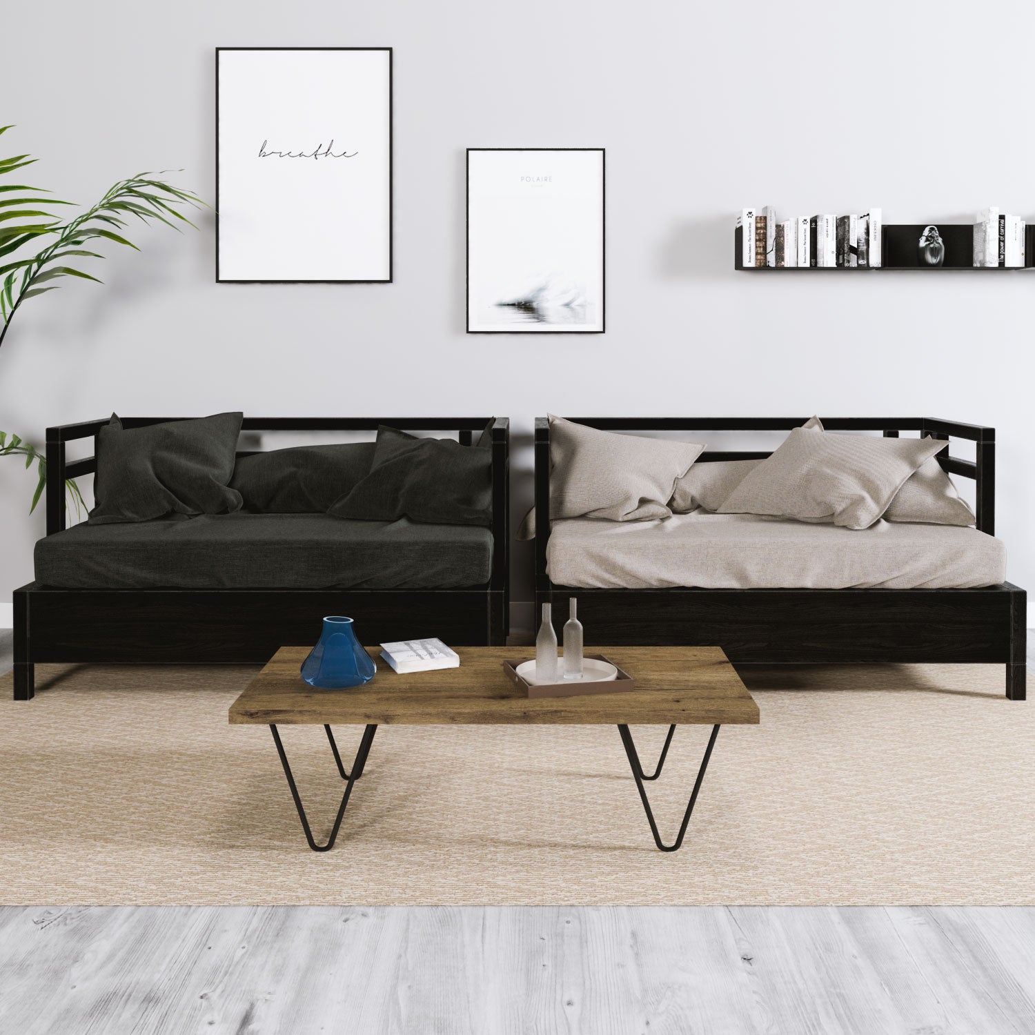 Mesa de Centro Vasili 110x55 cm